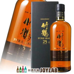 ニッカ 竹鶴 25年 700ml 箱付 ピュアモルト ウイスキー whisky｜osakeichibajp