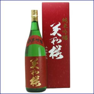 日本酒　美和桜(みわさくら)　純米吟醸　1800ml(化粧箱入り)　広島　美和桜酒造　ギフト　プレゼント