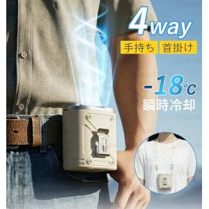 腰掛け扇風機 1台4役 ベルトファン 腰掛けフ...の詳細画像1