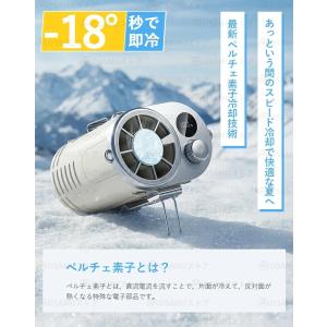 腰掛け扇風機 1台4役 ベルトファン 腰掛けフ...の詳細画像2