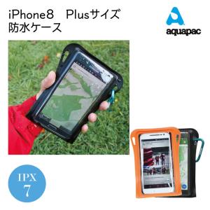 iphone8 Plus 防水ケース スマホ アクアパック AQUAPAC 080 081 黒 オレンジ｜osawamarine