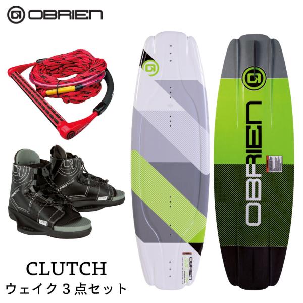 ウェイクボード OBRIEN オブライエン CLUTHC ウェイク 3点セット 138cm / 14...