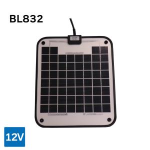 ソーラーパネル 12V BL832 太陽光発電 ボート キャンピングカー バッテリー バイク 補助 補充電 防水｜osawamarine