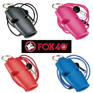 笛 審判 ホイッスル スポーツ FOX40 マイクロ ブラック ブルー ピンク レッド｜osawamarine