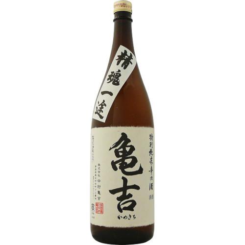 亀吉 特別純米 辛口酒 １８００ml　【清酒:青森県】
