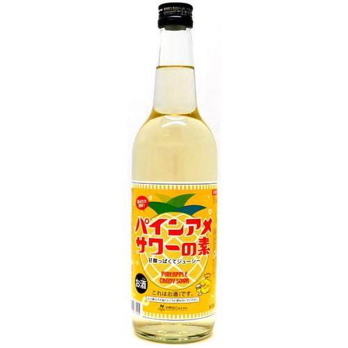 中野ＢＣ パインアメサワーの素 ２５度 ６００ml　【リキュール:和系リキュール】