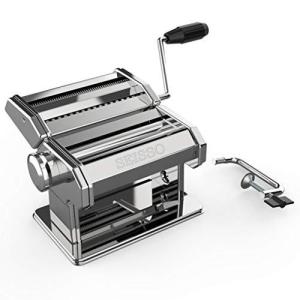 SEISSO 製麺機 パスタマシン 洗える 家庭用 手回し版 簡単に麺を作る