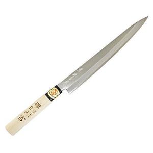 堺源吉 日本製 刺身 包丁 240mm 鋼 カスミ 木柄 堺の包丁