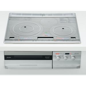 三菱IHクッキングヒーターCS- G321MS 三菱 送料無料 CS-G321MS IHクッキングヒーター 60cm トップ