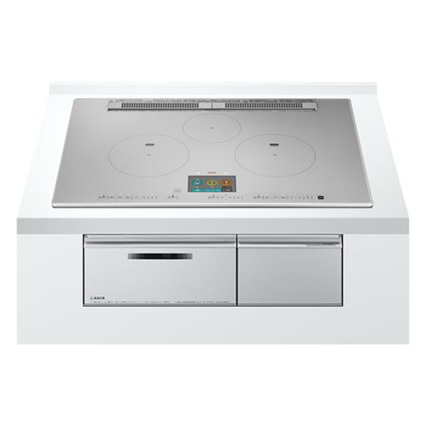 送料無料 日立 IH クッキングヒーター HT-N1000STWF(S) トッププレート幅75cm