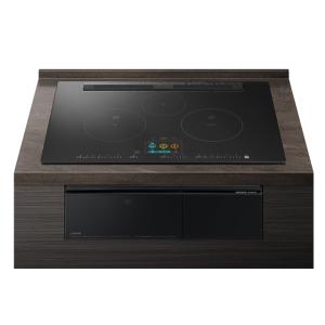 送料無料 日立 IH クッキングヒーター HT-N2500KTWF(K) トッププレート幅75cm