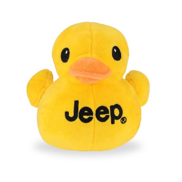 Jeep テキスト ロゴ アヒルのぬいぐるみ - 完璧な愛好家 You 've Been Ducke...
