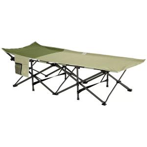 大型キャンプ用コット/ベッド 折りたたみ式 収納バッグ付き