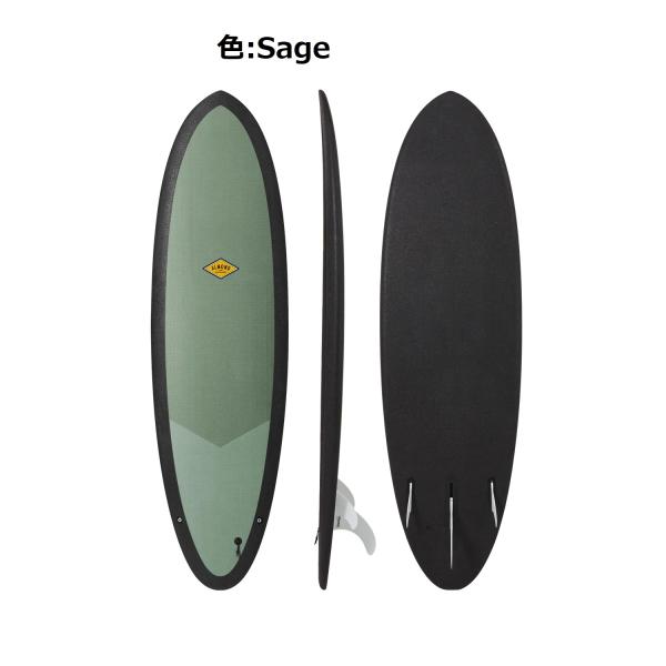 サーフボード ミッドレングス カリフォルニアから直送 Made in USA Almond ソフトボ...