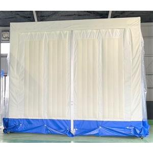 □価格改定しました。屋内大型車用アコーディオン式塗装ブース　局所排気装置付属　送料必要