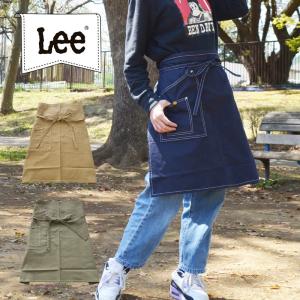 Lee（リー） エプロン メンズ おしゃれ 保育士 胸当てエプロン 男女