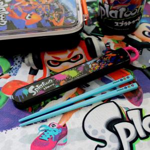 スプラトゥーン Splatoon スライド式ハシ箱セット おしゃれ かわいい ナチュラル キッチン お弁当 はし 箸 日本製 ギフトプレゼント