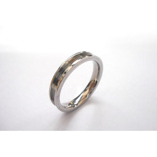 BiBi ステンレス316L リング（指輪）シルバー 1溝3.0mm st-r1-3s