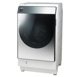 ★シャープ 洗濯機 ES-W114-SL [ドラム式洗濯乾燥機][左開き][SHARP][別途延長保証契約可能][沖縄・離島への配送不可][送料無料]*他商品との同梱不可