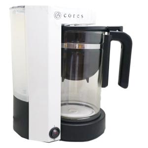 コレス EMA302WH 5カップコーヒーメーカー C302WH[cores][ドリップ 5杯分 750ml ゴールドフィルター][送料無料]｜osharecafe