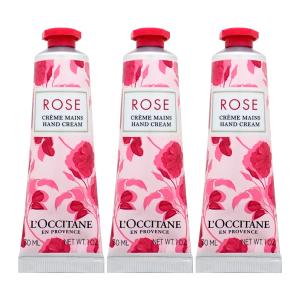 [3本セット]ロクシタン ローズハンドクリーム 30ml [ハンドクリーム ネイルクリーム][メール便送料無料]｜おしゃれcafe