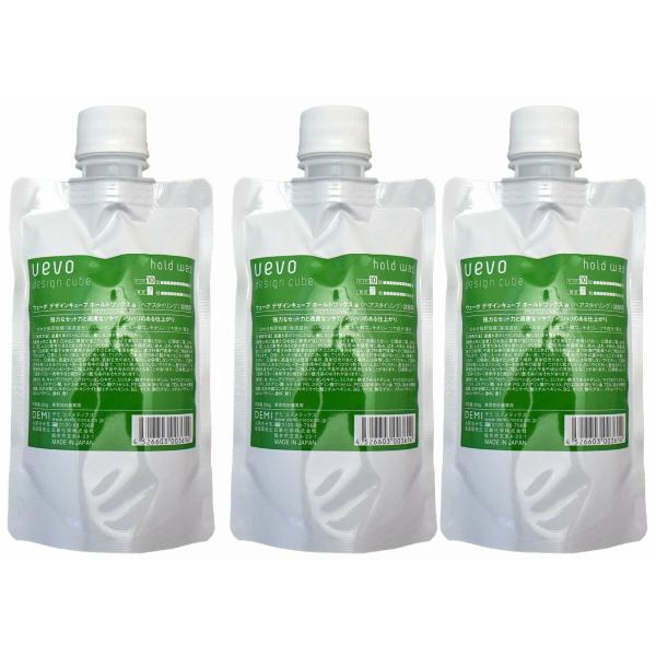 [セット]デミ ウェーボデザインキューブホールドワックス 詰替200g×3個[レフィル/詰め替え][...