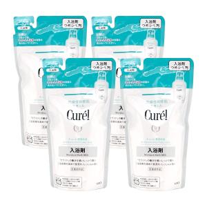 [4個セット]花王 Curel キュレル 潤浸保湿 入浴剤 つめかえ用 360ml [レフィル/詰め替え][送料無料]