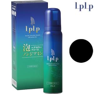 ルプルプ ヘアカラーフォーム 80g ブラック[LPLP正規販売店/白髪染め/無添加/染毛料][送料無料]｜osharecafe