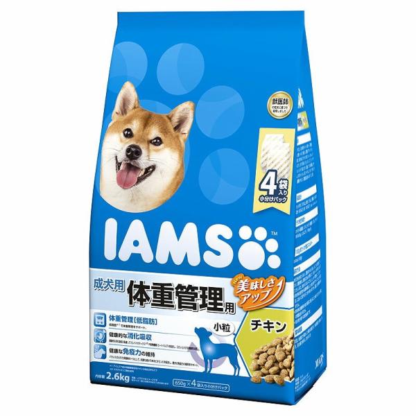 アイムス 成犬用 体重管理用 チキン 小粒 2.6kg[happiest][送料無料]