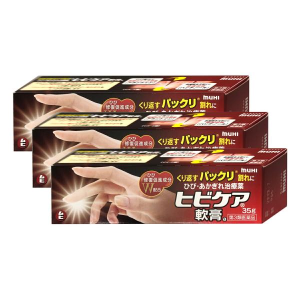 [第3類医薬品][セット]ヒビケア軟膏 35g×3個[株式会社池田模範堂][送料無料][BD]