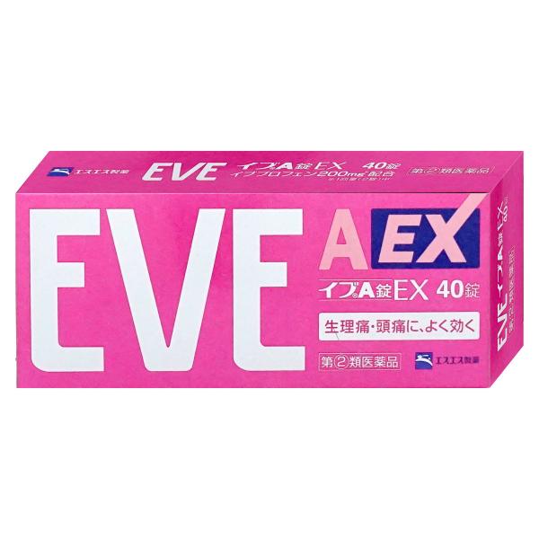 [指定第2類医薬品]イブA錠EX 40錠(セルフメディケーション税制対象)[生理痛/頭痛][エスエス...