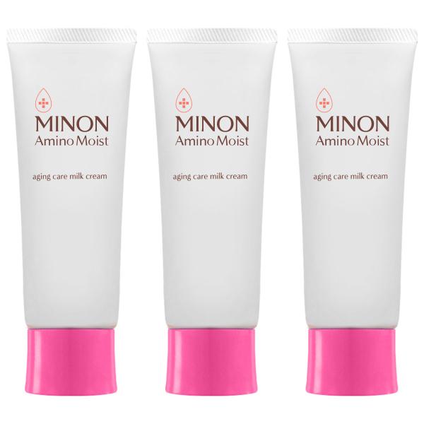[セット]ミノン アミノモイスト エイジングケアミルククリーム 100g×3個[乳液クリーム/敏感肌...