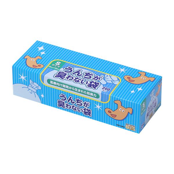 クリロン化成 うんちが臭わない袋 BOS イヌ用 箱型 Sサイズ 200枚入[happiest][S...