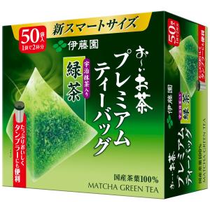 伊藤園 お〜いお茶 プレミアムティーバッグ 宇治抹茶入り 緑茶 1.8g×50袋入り[SBT]｜osharecafe