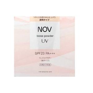 NOV（ノブ） ルースパウダー UV （フェイスパウダー） パフ付き SPF23