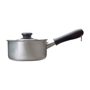 柳宗理 ステンレスアルミ3層鋼 片手鍋 18cm つや消し IH対応 フタ付き