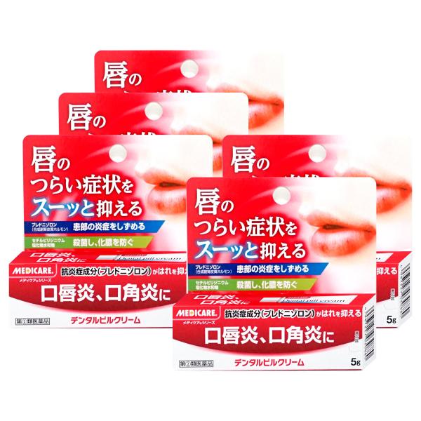 [指定第2類医薬品][セット]メディケア デンタルピルクリーム 5g×5個[森下仁丹][その他医薬品...