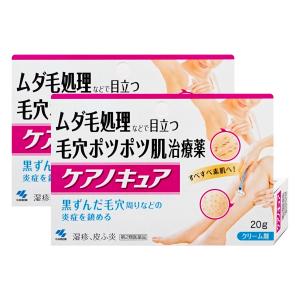 [第2類医薬品][セット]ケアノキュア 20g×2個[メール便送料無料]｜osharecafe