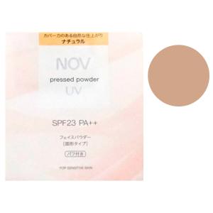 NOV（ノブ） ルースパウダー UV （フェイスパウダー） パフ付き SPF23