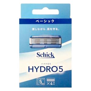 シック ハイドロ5 ベーシック 替刃4個入 HDI5-4[schick][替刃/剃刀/カミソリ][メール便送料無料]｜osharecafe