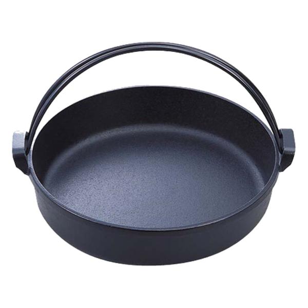 岩鋳 20039 すき焼鍋 ツル付26cm[ 南部鉄器 日本製 すきやき][直火・IH対応][食洗機...