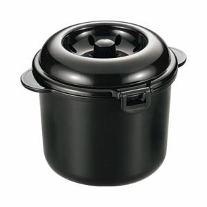 カクセー CK-003 電子レンジ専用炊飯器ちびくろちゃん2合炊き[送料無料]｜おしゃれcafe