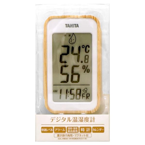 TANITA タニタ TT-572-NA デジタル温湿度計 木目調[温度計 湿度計][送料無料]