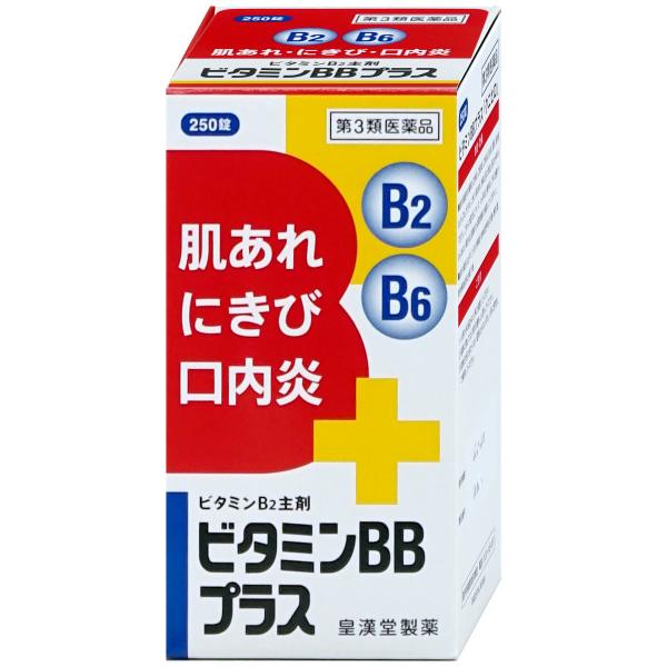 [第3類医薬品]ビタミンBBプラス 「クニヒロ」 250錠[皇漢堂製薬][肌トラブル][送料無料]