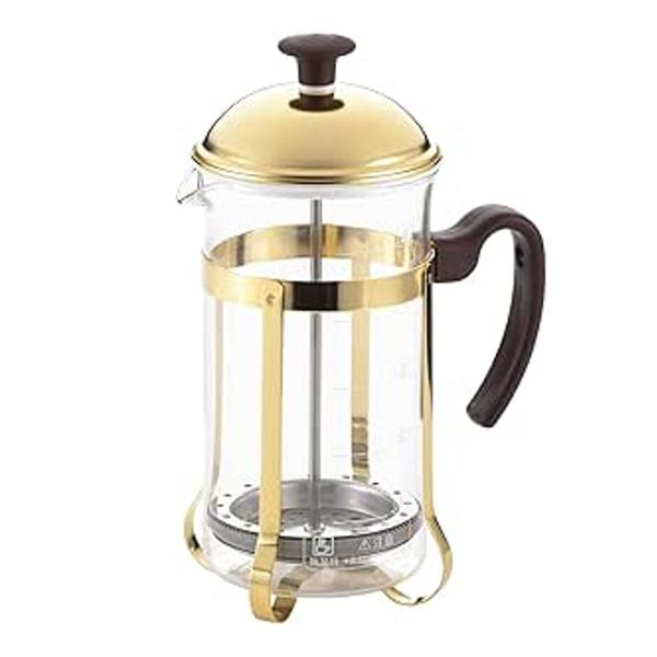 ヨシカワ SJ3306 モカブラウン コーヒープレス&amp;ティーサーバー 5人用[コーヒー 紅茶][食洗...