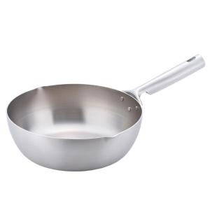 下村企販 KOGU 44426 深型フライパン24cm[日本製 ステンレス製][直火・IH対応][食洗機対応][送料無料]