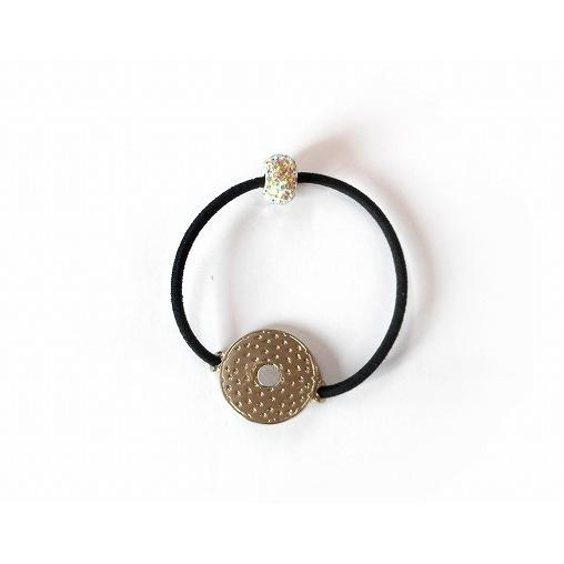 ヘアゴム ゴルフマーカー キラキラ アクセサリー 全13色 土台 台座 hg-golf