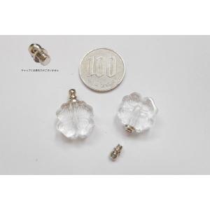 花型 香水 アロマ ペンダント ネックレス ガラス容器 香水瓶 約0.1cc ko-han