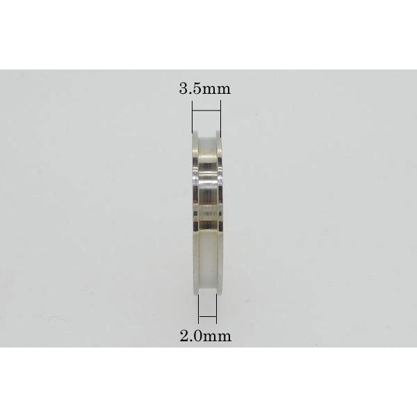 指輪 リング 1溝 幅約3.5mm ステンレスカラー 手作り ハンド メイド クラフト 素材 パーツ...