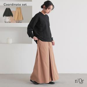 2点コーデセット 2025 レディース スウェット トップス 長袖 トレーナー クルーネック パンツ ボトムス ワイドパンツ ロングパンツ 「メール便不可」「30」
